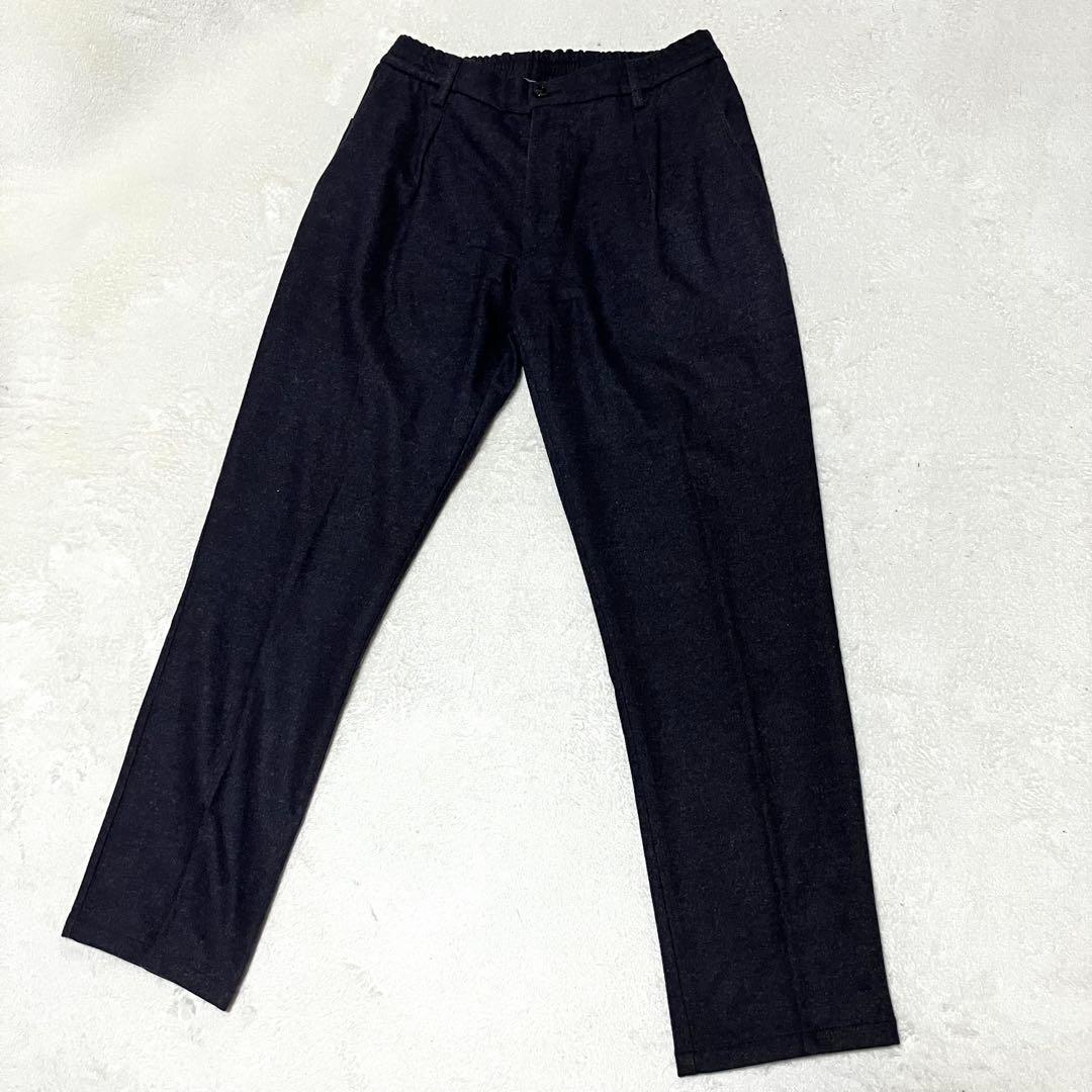 ベルウィッチ BERWICH スラックス 48 グレー ウール ストレッチ