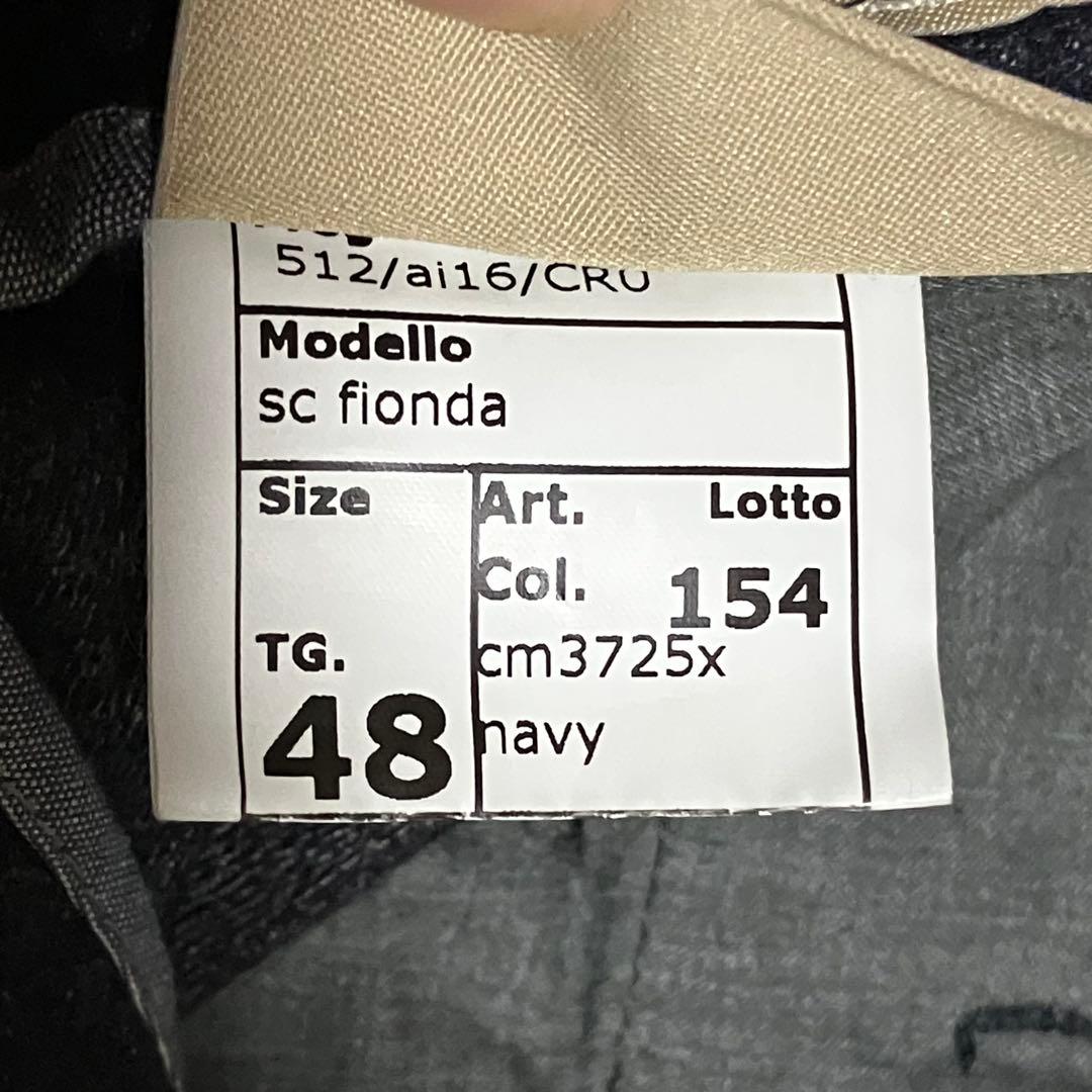 ベルウィッチ BERWICH スラックス 48 グレー ウール ストレッチ