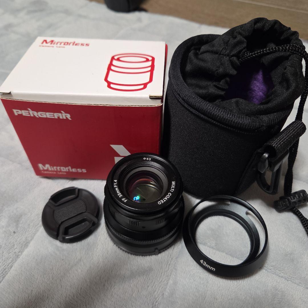 pergear 35mm F1.4 レンズ Eマウント