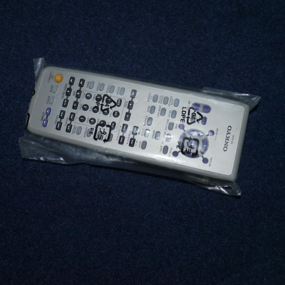 ONKYO FR-UN9/UN7用等リモコン RC-633S 未使用 未開封^^