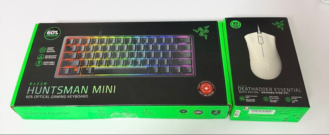 RAZERHUNTMANMINI＆ DEATHADDERESSENTIAL