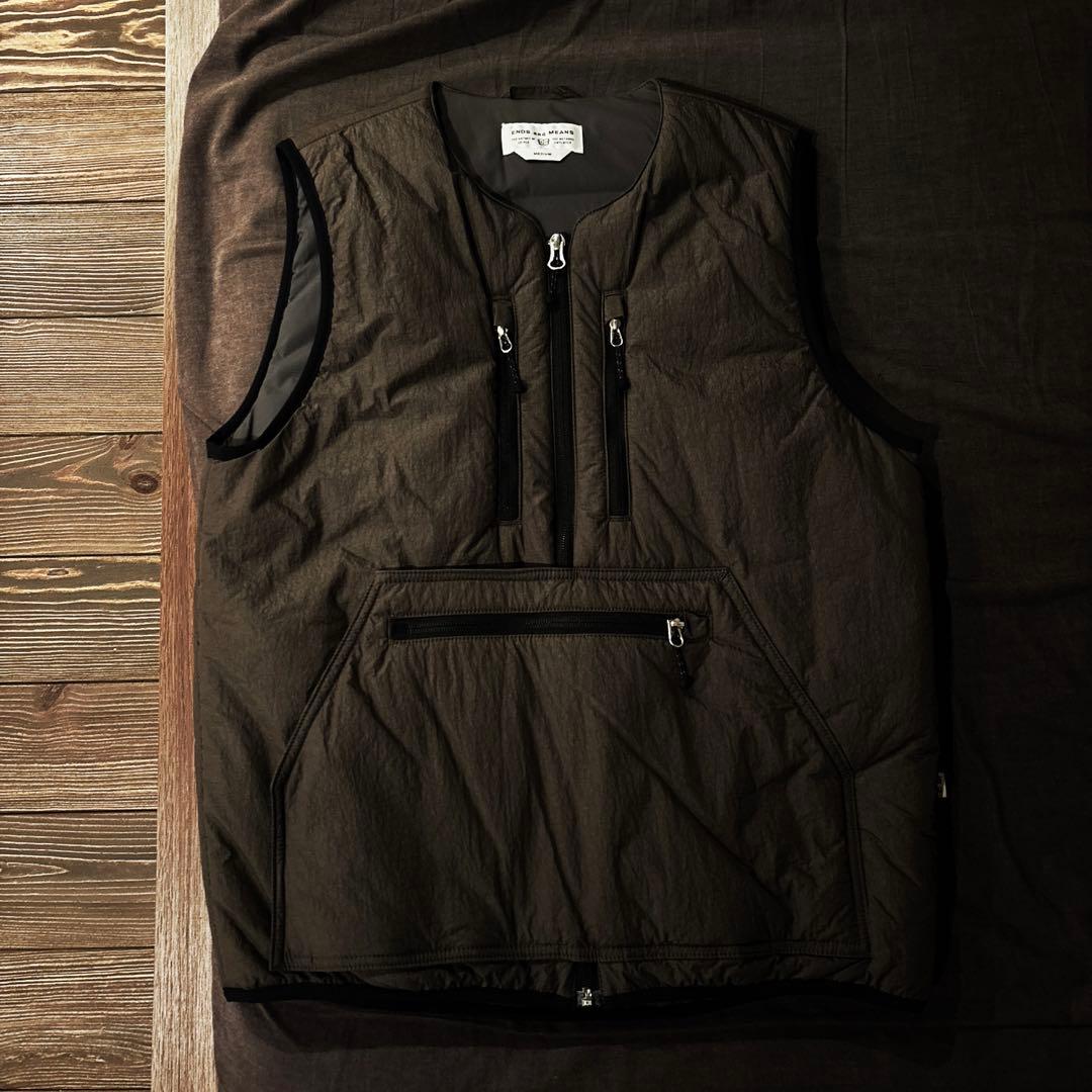 ENDS and MEANS Tactical Puff Vest ブラック