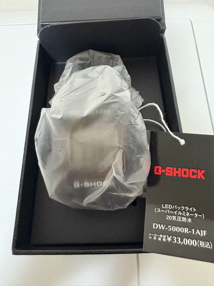 CASIO G-SHOCK DW-5000R-1AJF ブラック 日本製