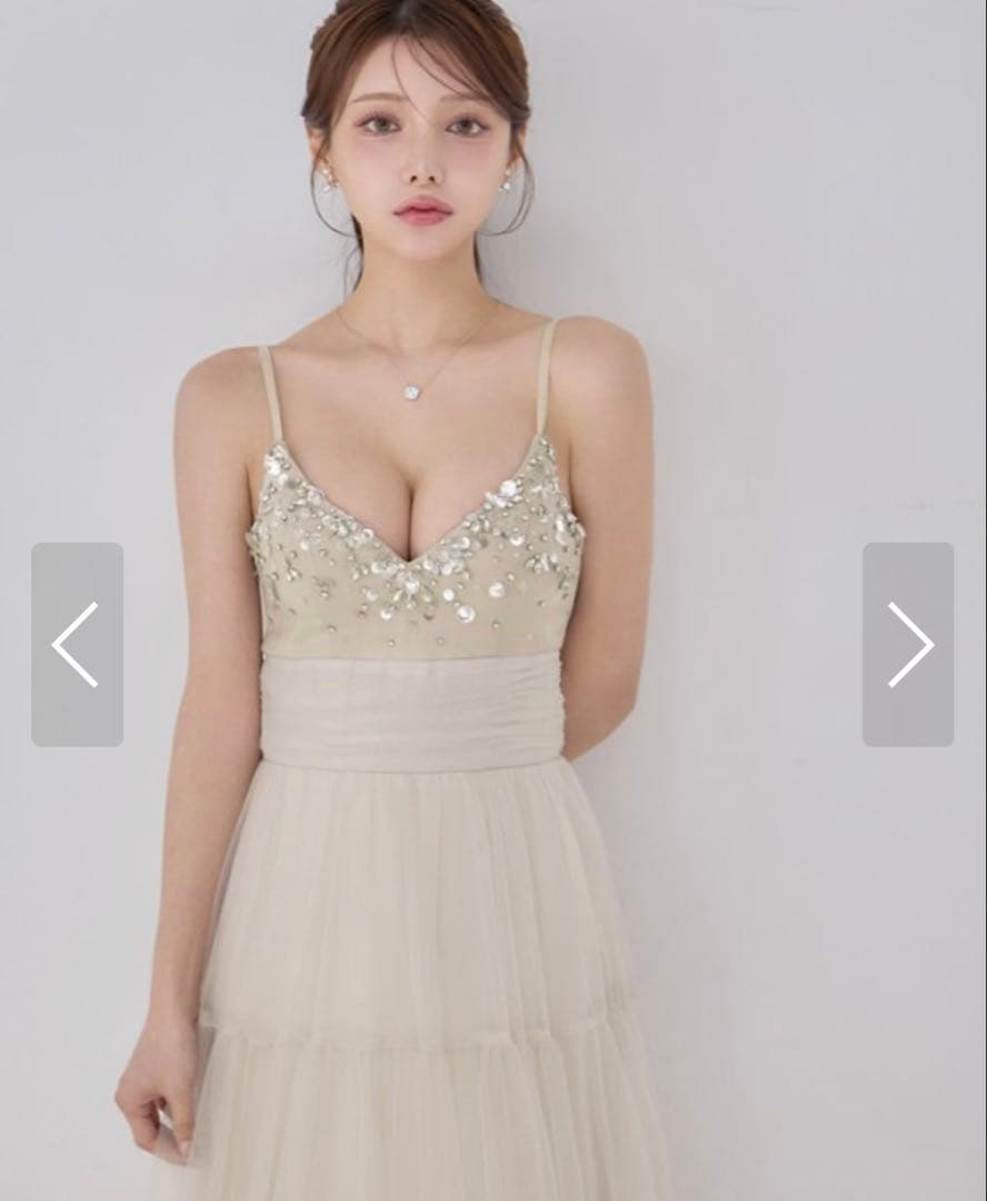 エンジェルアール キャバドレス ロングドレス チュール