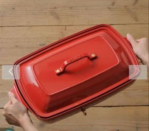 ブルーノ ホットプレート グランデサイズ レッド　赤　BRUNO　red