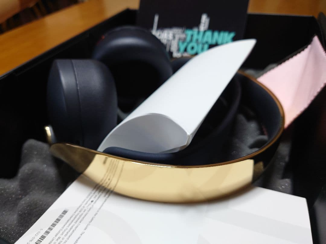 24k 純金 PS5付属ワイヤレスヘッドフォン