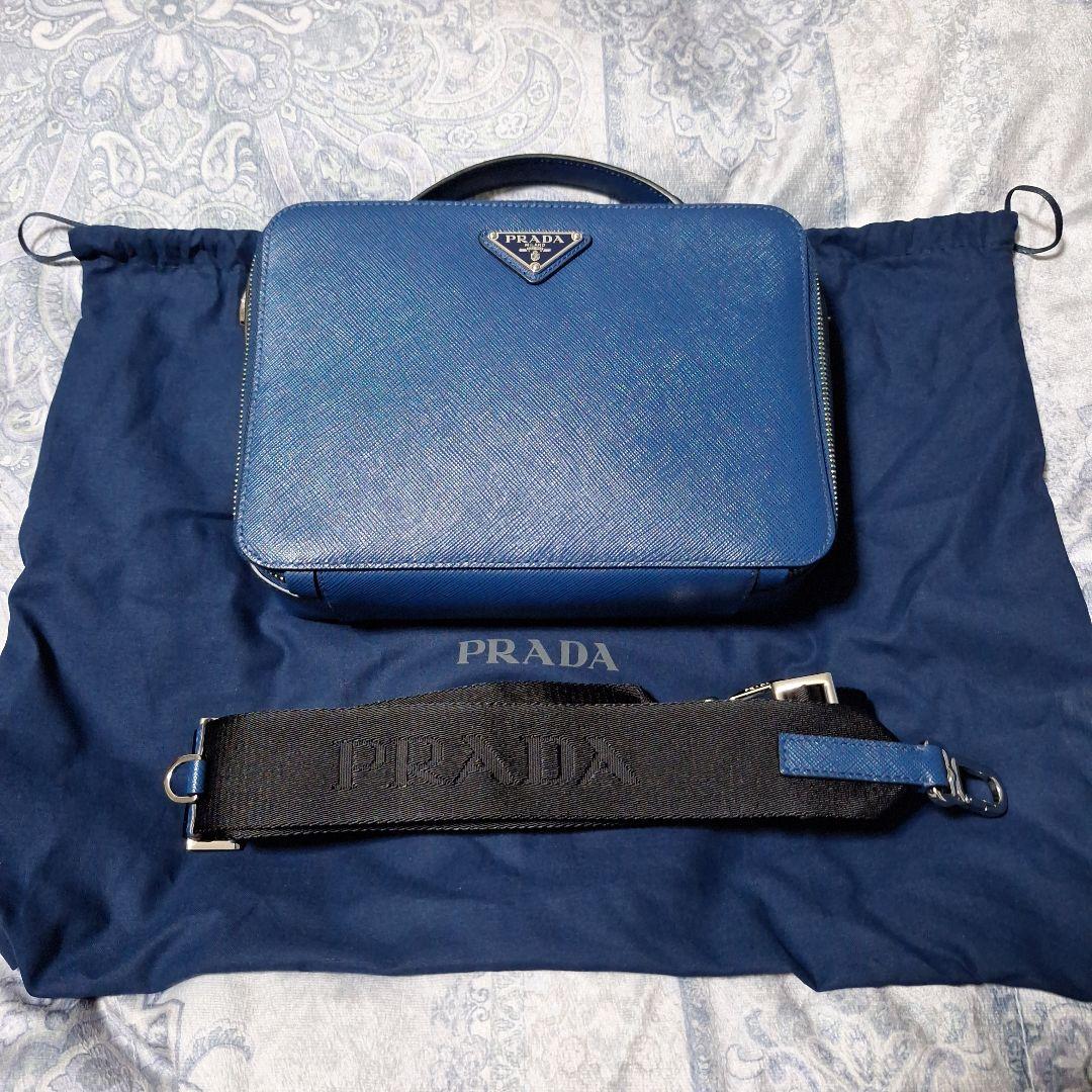 R*様 プラダ　PRADA ブリック サフィアーノレザーショルダーバッグ　スクエ