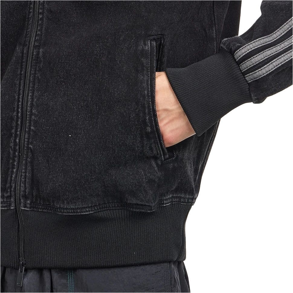 黒4XL★デニムファイヤーバードトラックジャケット★Gジャン★男女★新品未使用