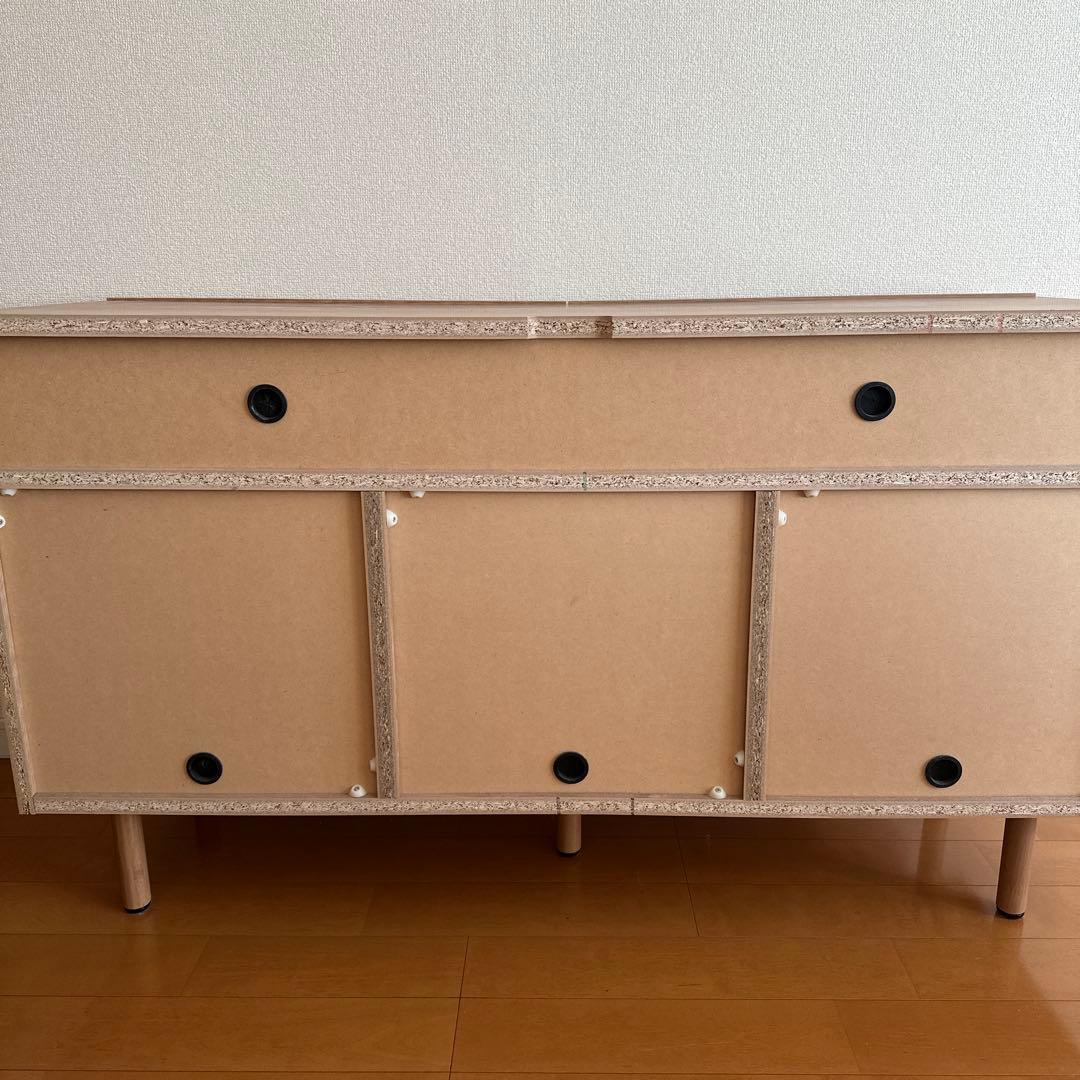 出品12月末まで　幅120]キャビネット サイドボード チェスト 収納棚