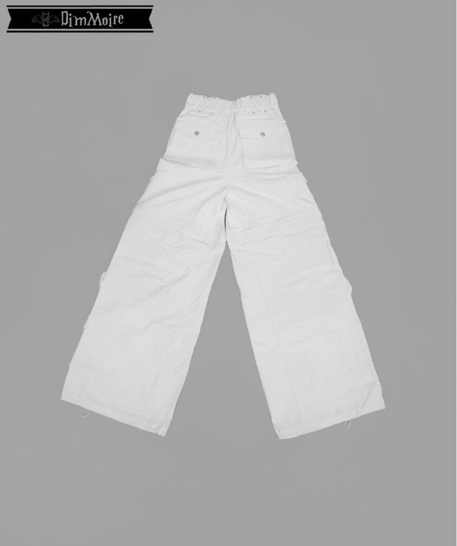 DimMoire ディムモアール　スタッズカーゴパンツ　white ホワイト