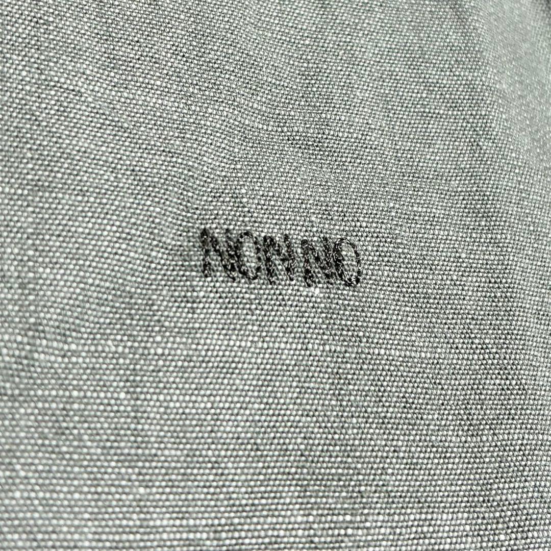 【極美品】NON NO/ギャザー切り替えライトデニムワンピース/グレー/チェック