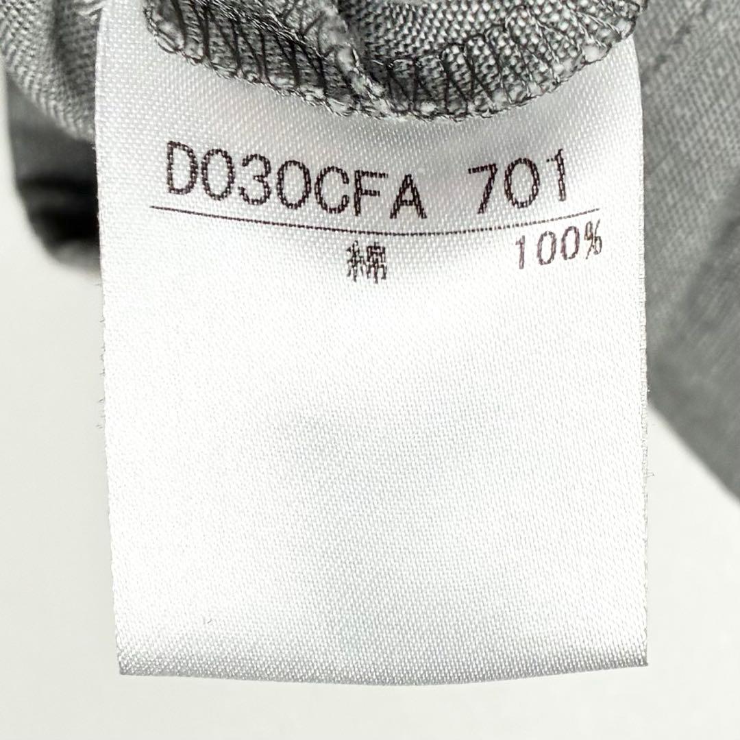 【極美品】NON NO/ギャザー切り替えライトデニムワンピース/グレー/チェック