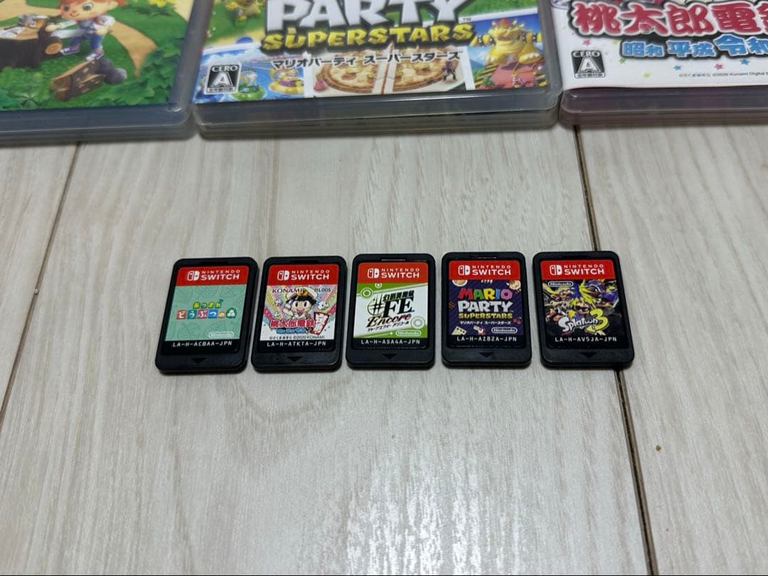 Switch ソフトまとめ売り　桃鉄　マリオパーティ　あつ森　スプラトゥーン3