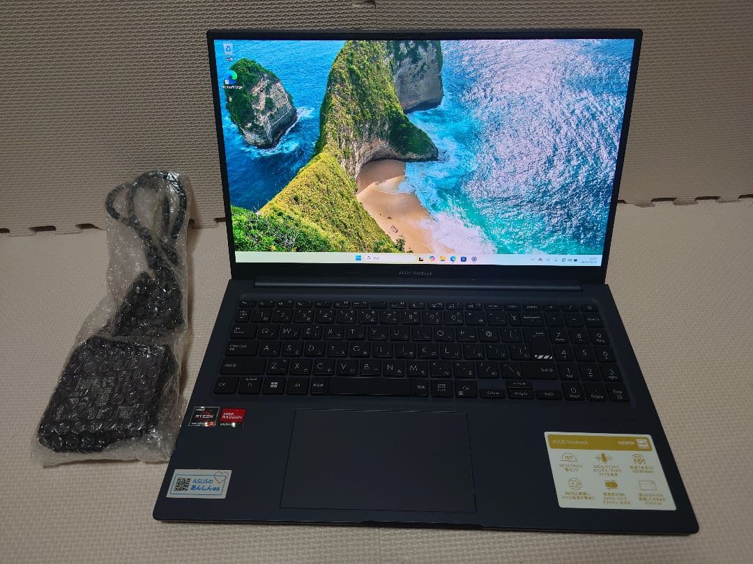 美品ASUS Vivobook15X/Ryzen5 5600H/美麗OLED液晶