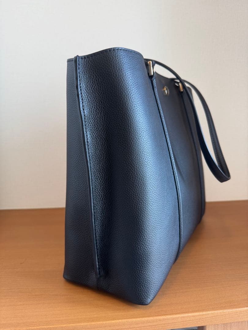 COLE HAAN ブラックトートバッグ 収納袋付き