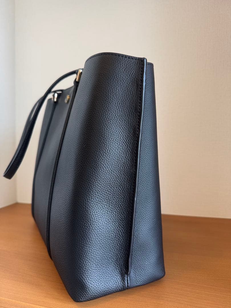 COLE HAAN ブラックトートバッグ 収納袋付き