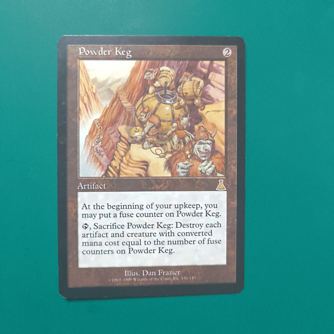 ④英語 火薬樽/Powder Keg [UDS] 茶R プレモダン 旧枠 mtg