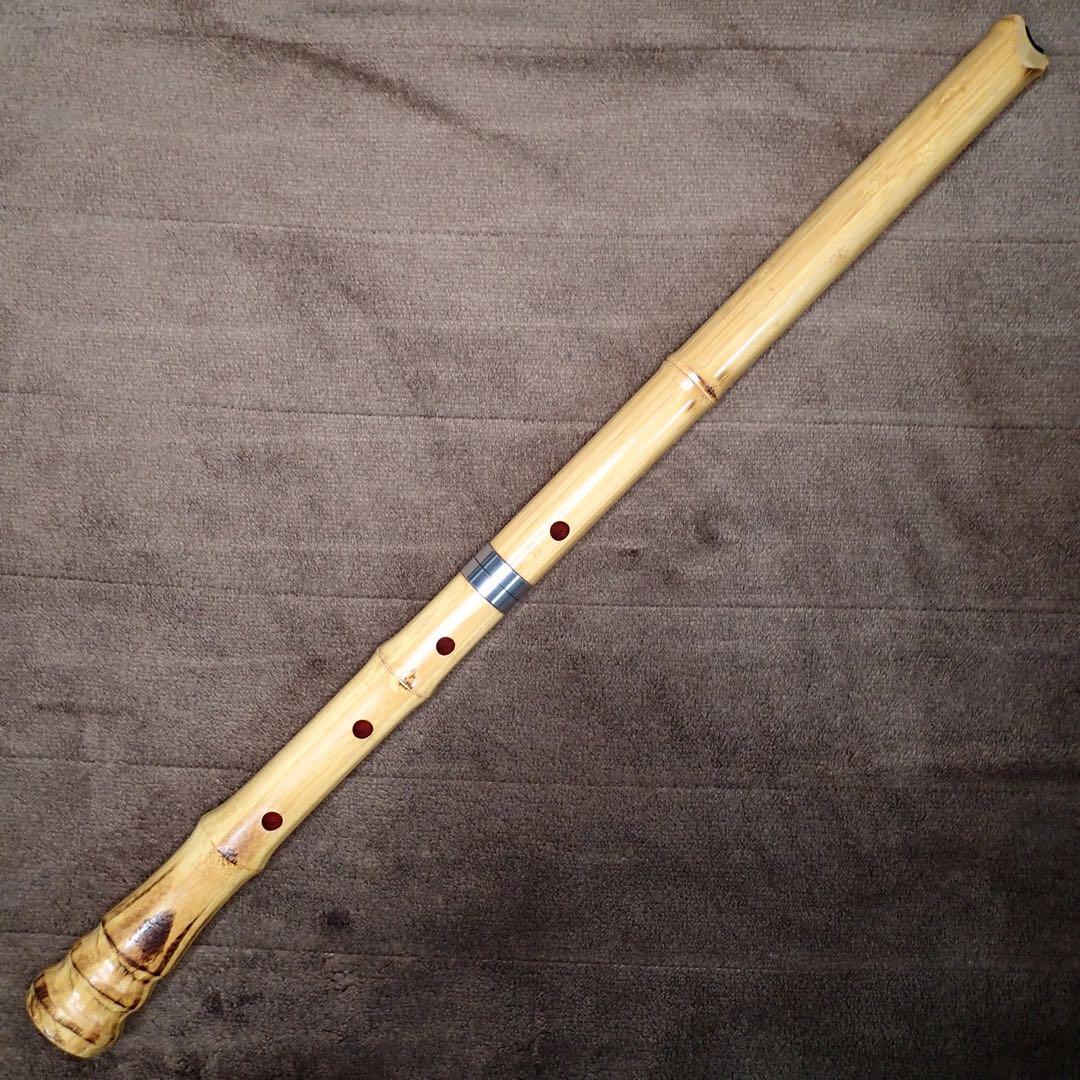 尺八 蝴蝶 高級合竹曲管 二尺三寸(正律Ａ管)