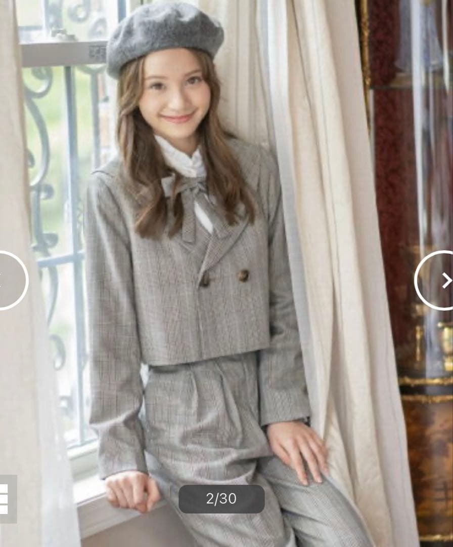 極美品☆キャサリンコテージ 卒服 セーラー　フォーマルパンツスーツ チェック