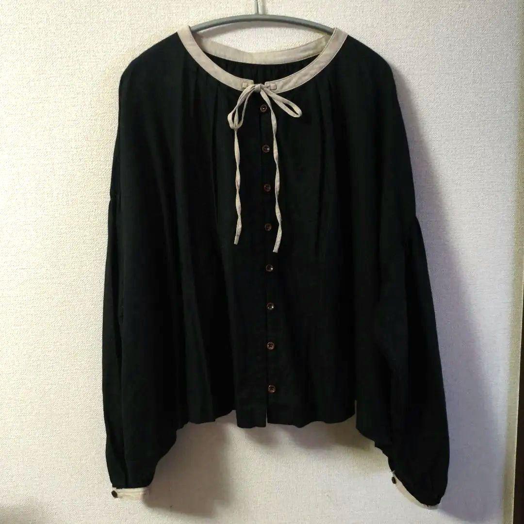 ☆お値下げしました☆nest Robeネストローブリネンショートスモックブラウス