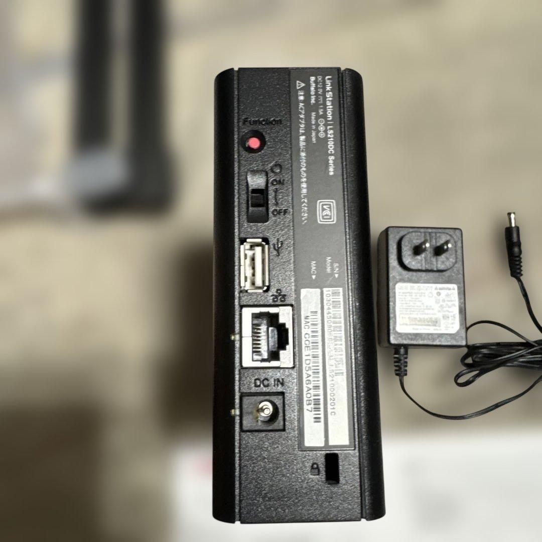 【美品】BUFFALO Link Station LS210D0201C 2TB