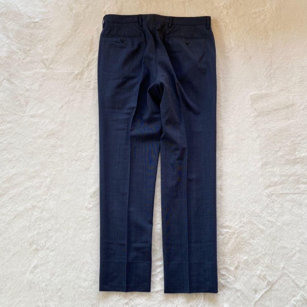 グリーンレーベルリラクシング　スーツ　セットアップ　ネイビー　ウール　44