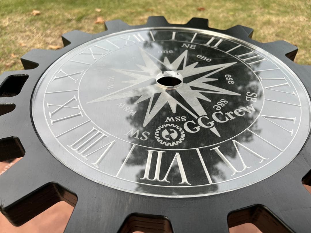 胡麻麦茶！！GGCrewマジックテーブル　鉄脚バージョン　コンパス