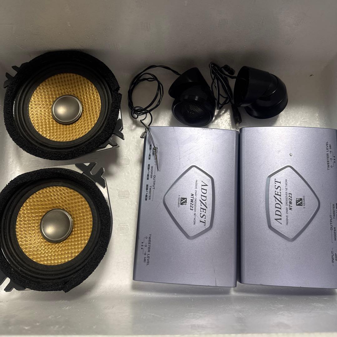 ADDZEST コアスピーカー2個セット　カロッツエリア　スピーカー　ツィーター