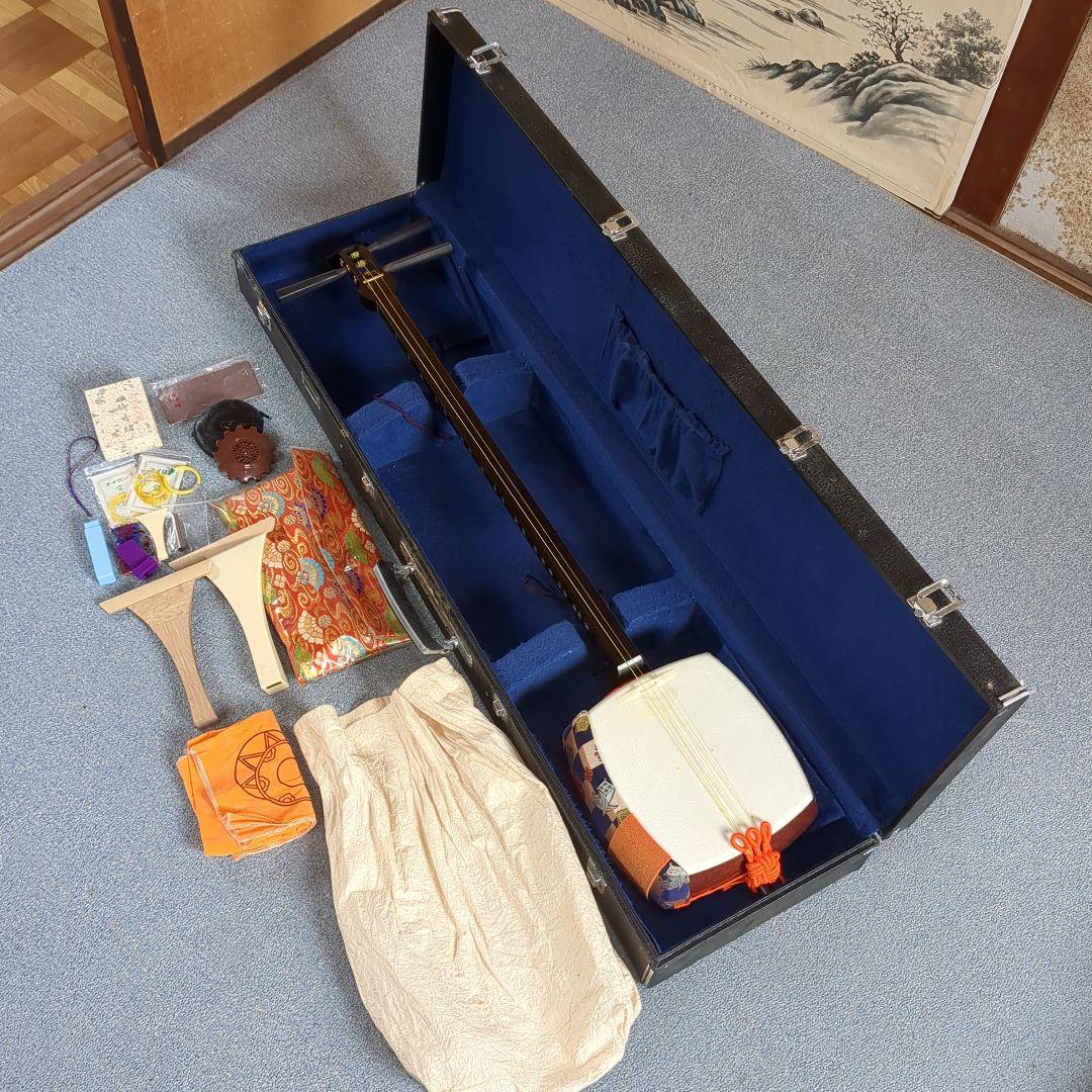 三味線 撥二本 ハードケース付き