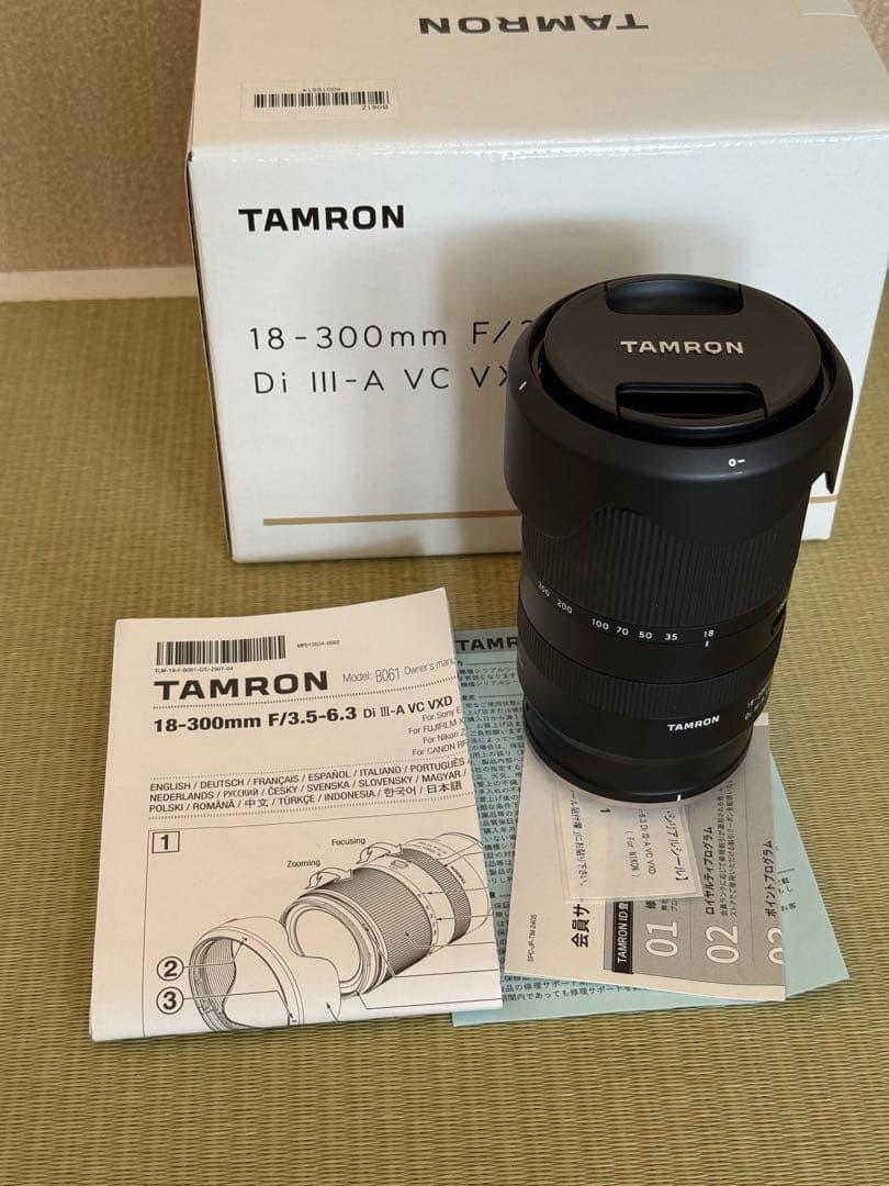 レンズ(ズーム) TAMRON 18-300mm F/3.5-6.3 Di III-A VCVXD