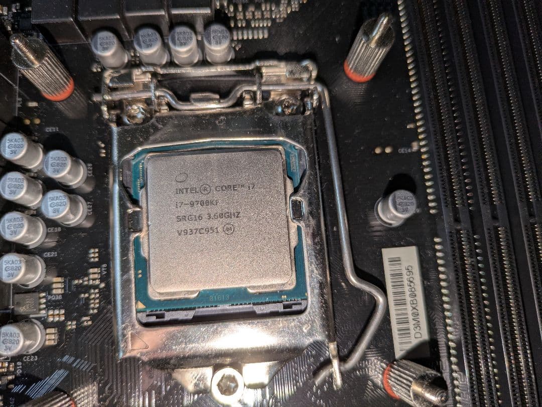 ASRock Z390 Pro4 マザーボード+Core i7 9700KF