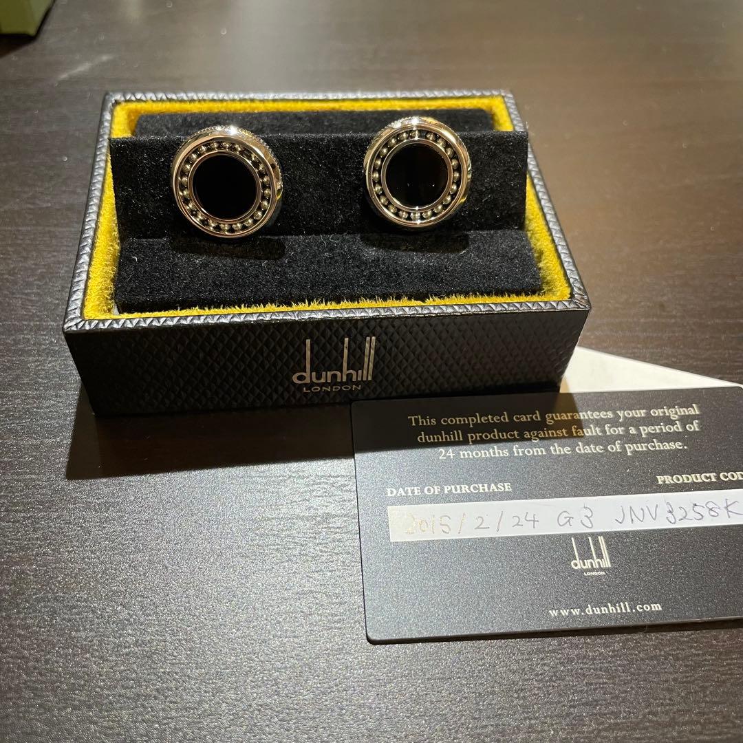 ダンヒル dunhill ベアリング回転機構 カフリンクス 未使用 箱付き