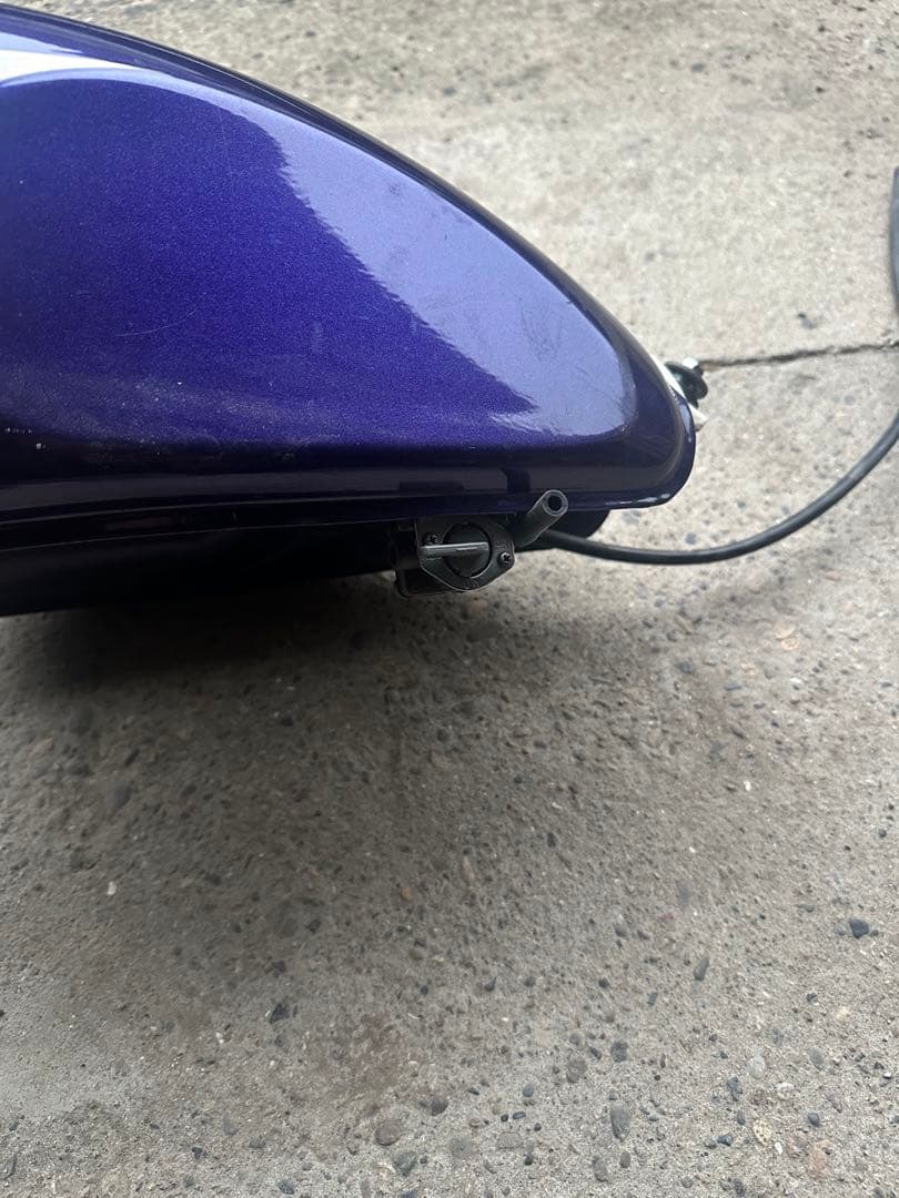 Kawasaki エストレヤ 燃料タンク 紫/ホワイト　キャブ