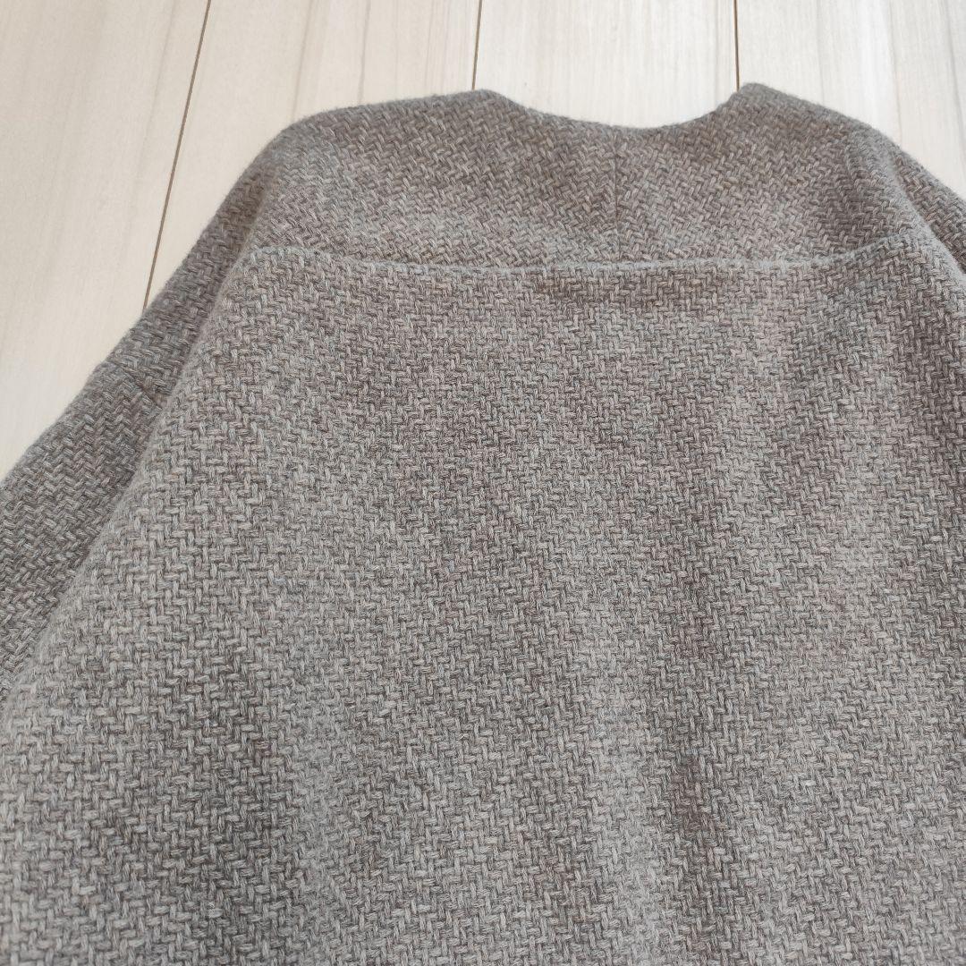 s*i様 evam eva エヴァムエヴァ ウールツイードローブコート モカ 3