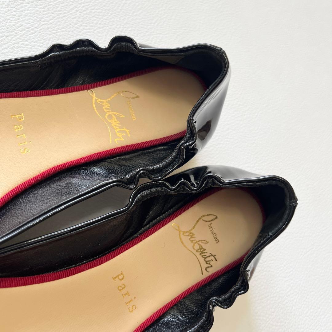 ▼定番✨クリスチャンルブタン バレエシューズ パンプス ラウンドトゥ フラット