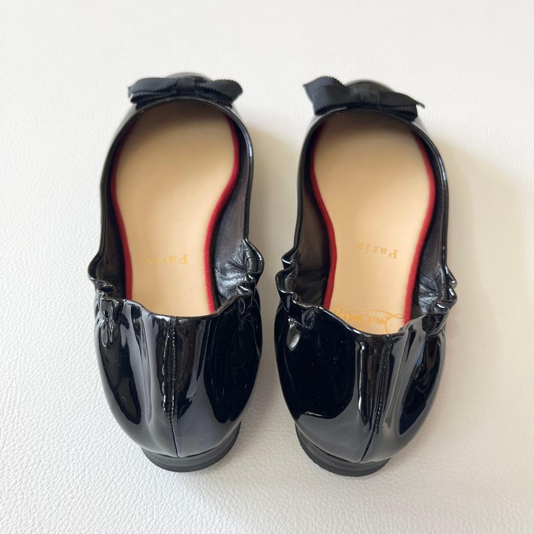 ▼定番✨クリスチャンルブタン バレエシューズ パンプス ラウンドトゥ フラット