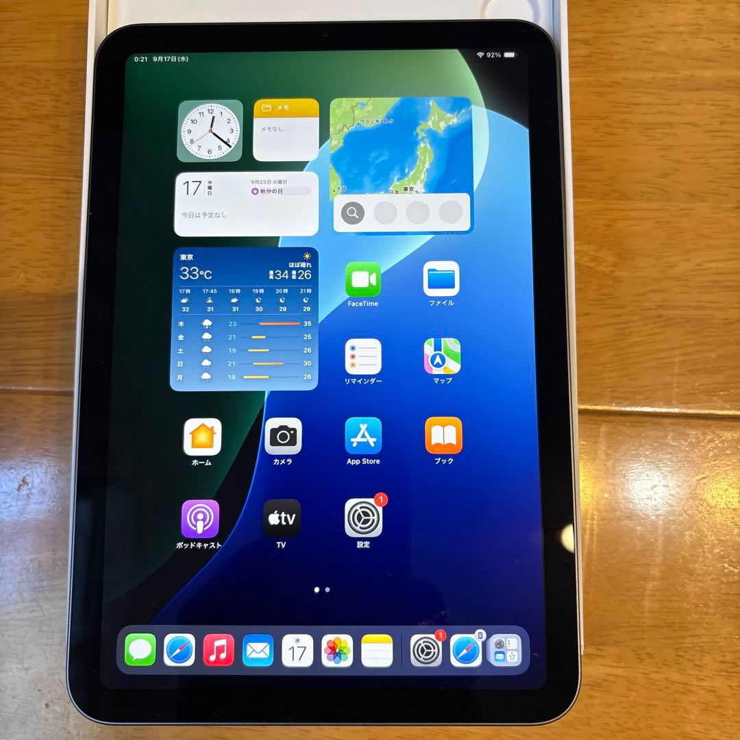 【バッテリー100%】iPad mini (第6世代) 256GB Wi-Fi