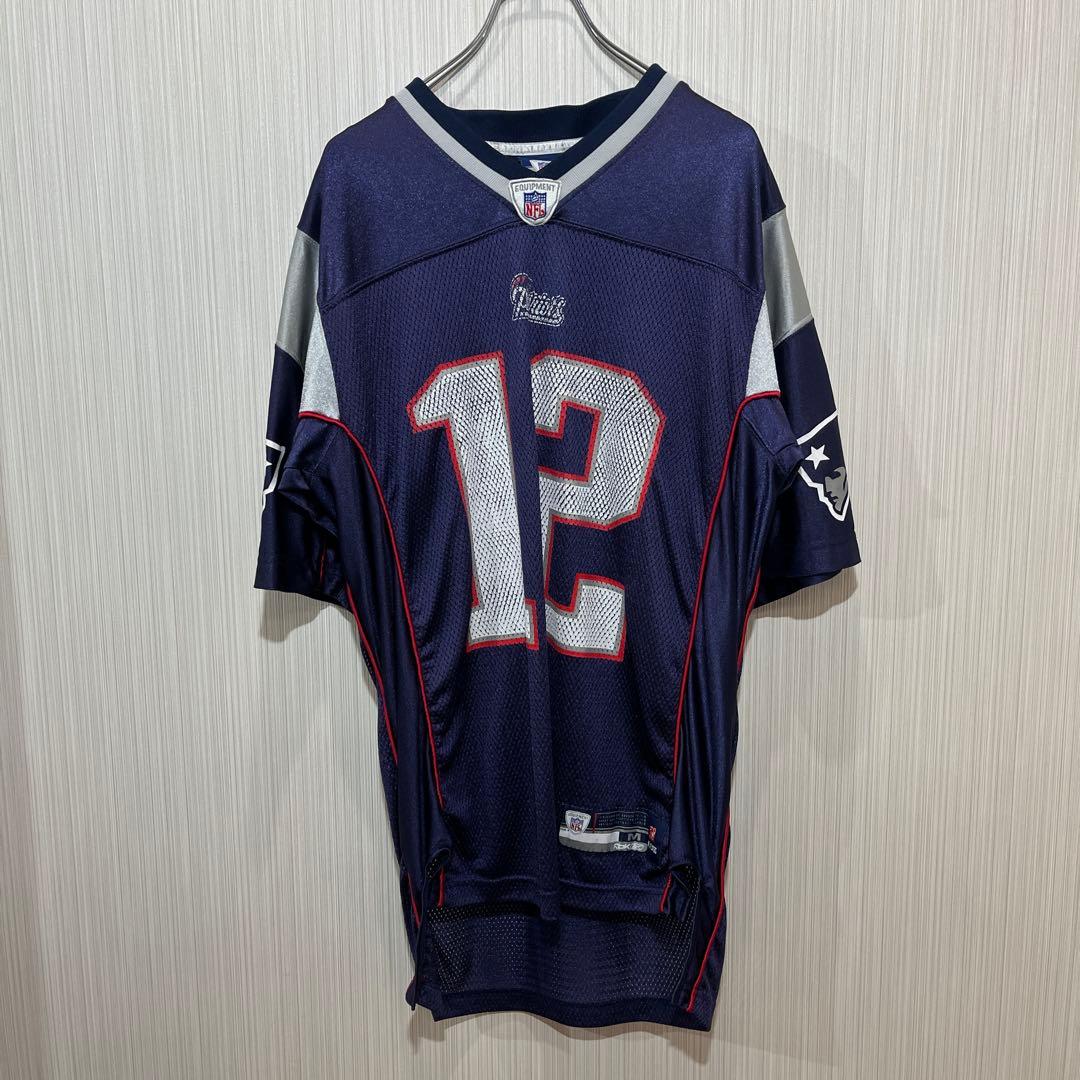 ペイトリオッツ トム・ブレイディ 12番 Reebok Mサイズジャージ