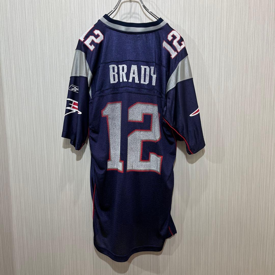ペイトリオッツ トム・ブレイディ 12番 Reebok Mサイズジャージ