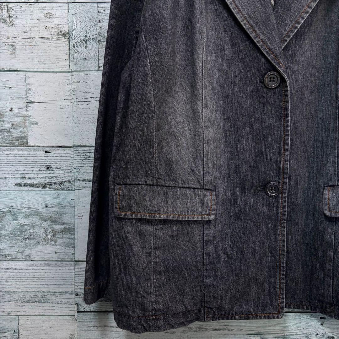 ☆大きいサイズ・3L☆バーバリーロンドン　デニムジャケット　Gジャン　刻印ボタン