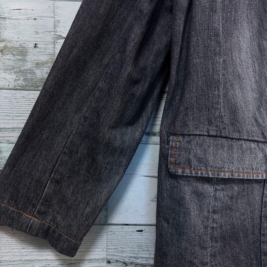 ☆大きいサイズ・3L☆バーバリーロンドン　デニムジャケット　Gジャン　刻印ボタン