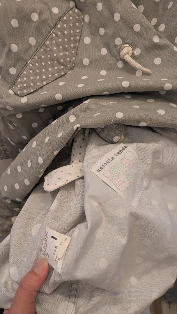 【最終値下げ】keisukekanda 手刷り　モッズコート　ケイスケカンダ