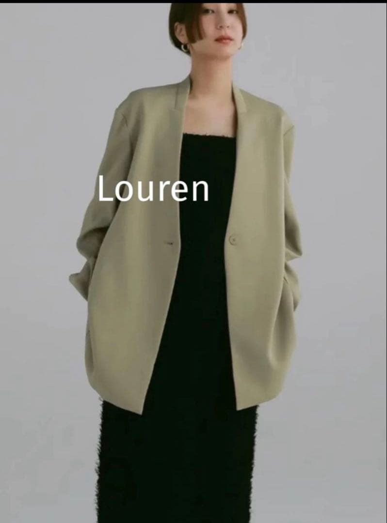 Louren オーバーサイズ テーラードジャケット ピスタチオ