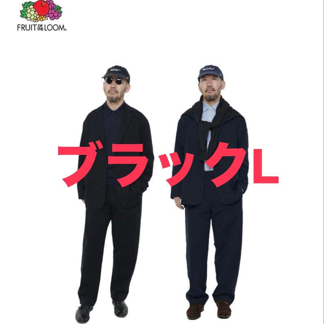 FRUITOFTHELOOM 新品未使用 ブラック L 即日発送