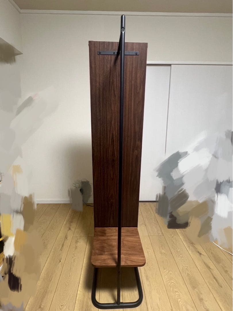 【美品】anthem ハンガー　ミラー　姿見 ブラウン