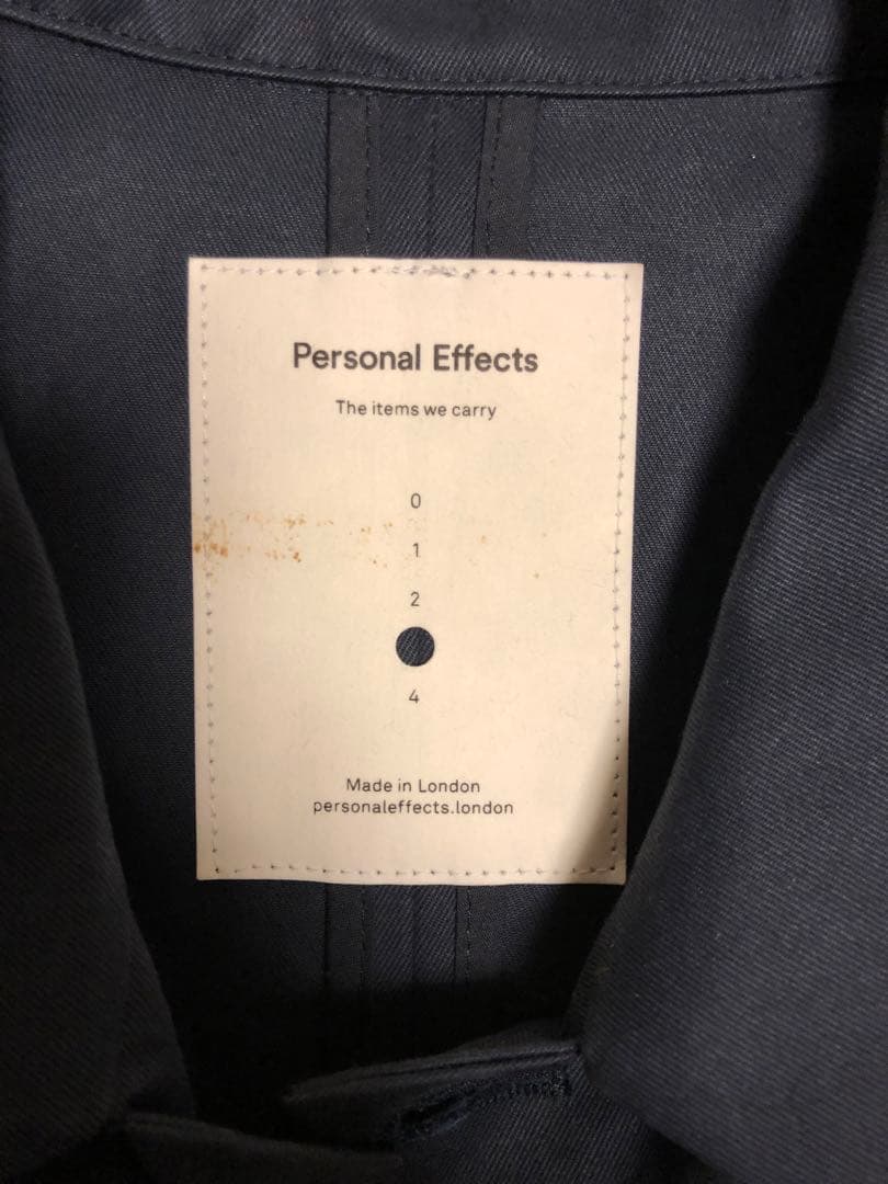 personal effects セットアップ