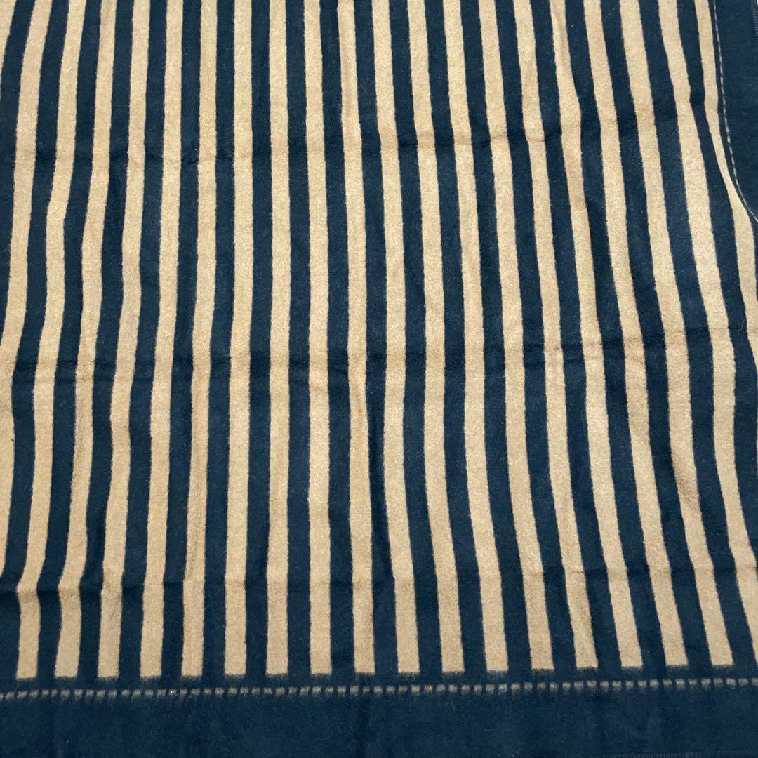 FENDI フェンディ 毛布 ストライプ ブラウン✖️ブラック ウール