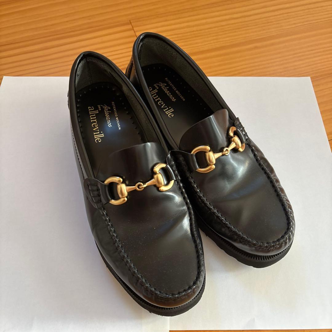 ARTESANOS allureville 黒 ローファー 38