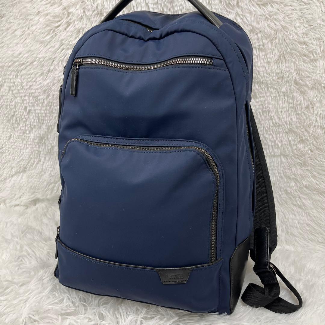 TUMI WARREN HARRISON BACKPACK NAVY 定価10万