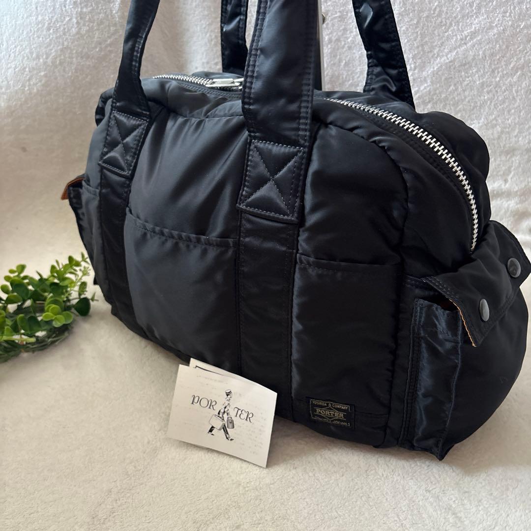 美品✨ PORTER ポーター ボストン タンカー 黒　ブラック